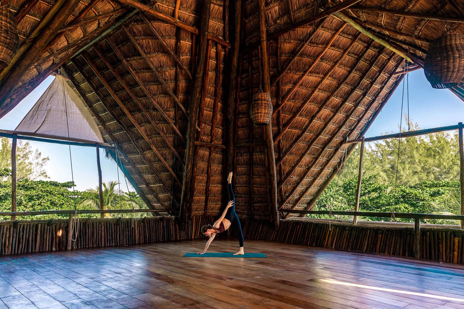 Yoga classes at the Beach Tulum Hotel