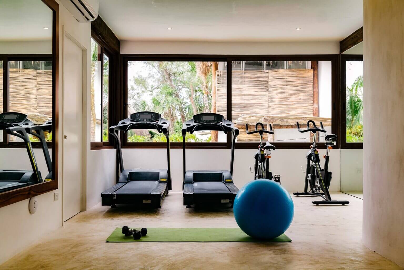 beach gym in tulum