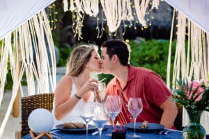 romantic dinner tulum beach