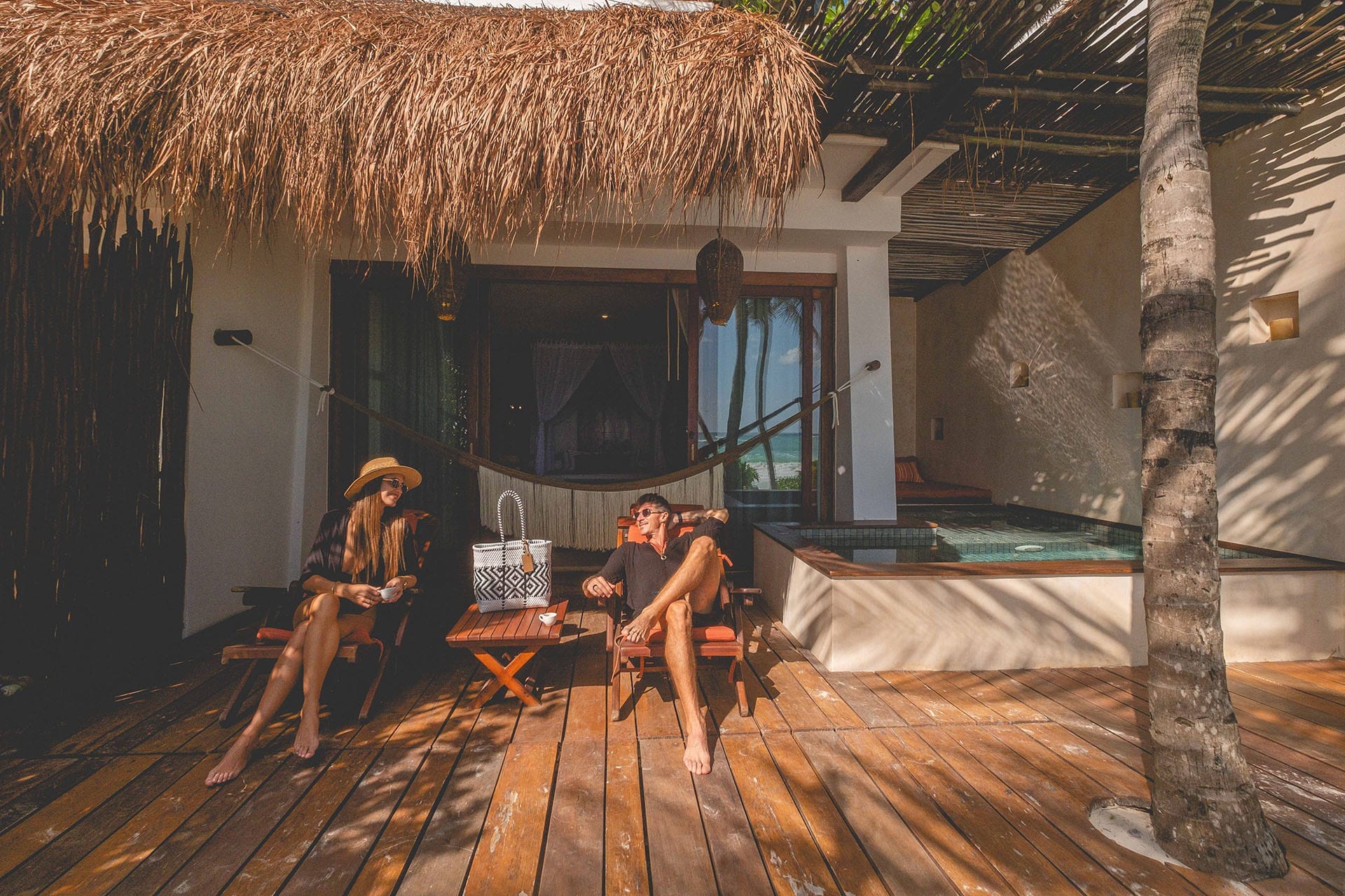 junior suite deck at The Beach Tulum Hotel