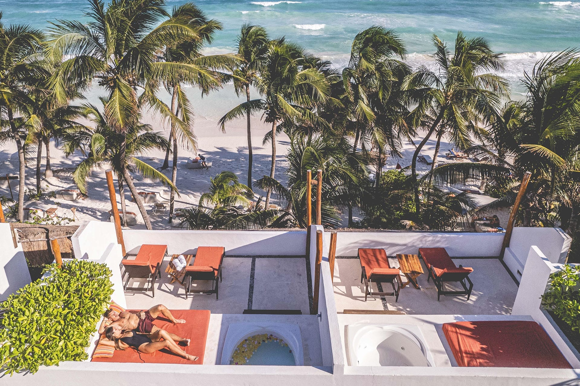 Rooftop room at The Beach Tulum Hotel