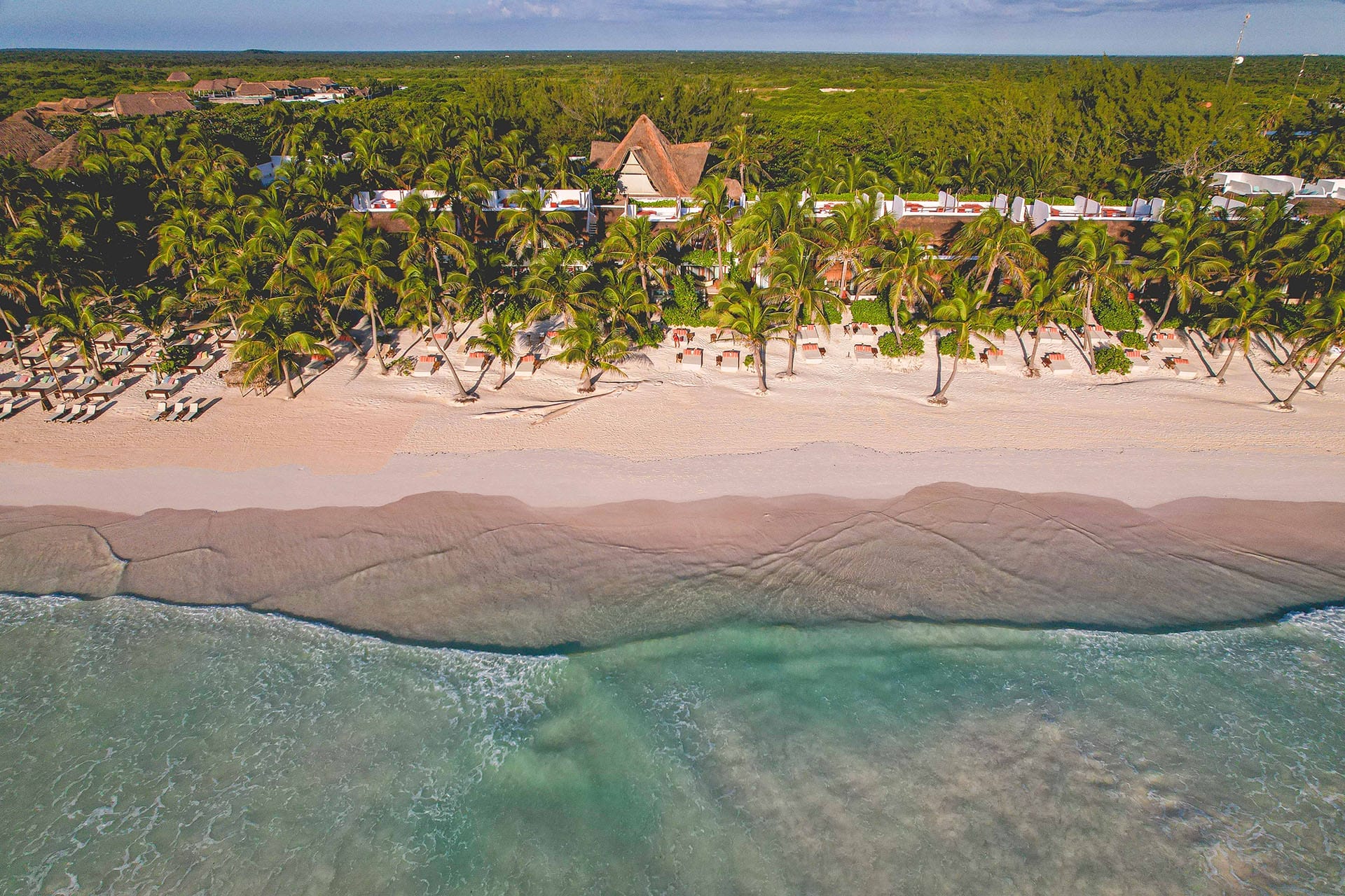 The Beach tulum Hotel location